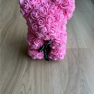 Pink Rose Teddy Bear Room Decor